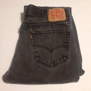 Levi's Men's 505 Black 100% Cotton Jeans CW5016